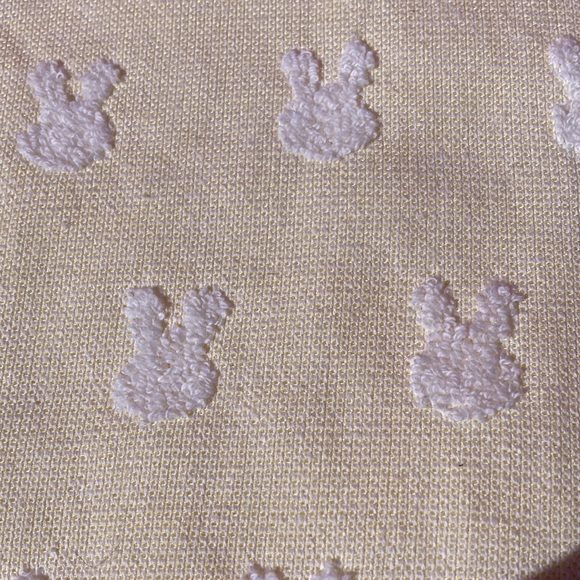 Ladinne set of two bunny themed all cotton oversized dish towels NWT - Picture 2 of 5